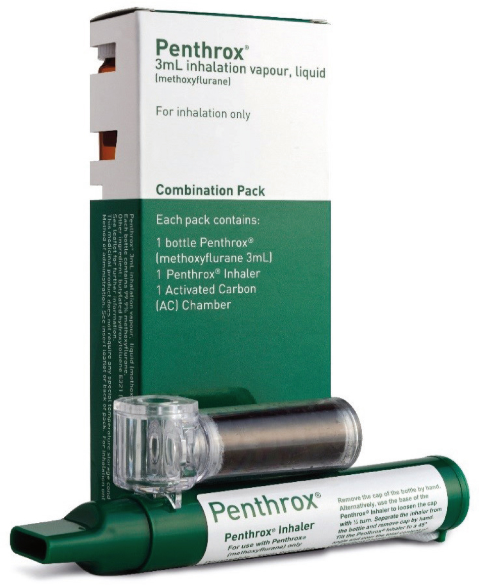 Penthrox 3mL methoxyflurane inhaler and Combination Pack